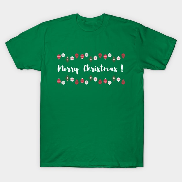 Merry Christmas T-Shirt by Designs_by_KC